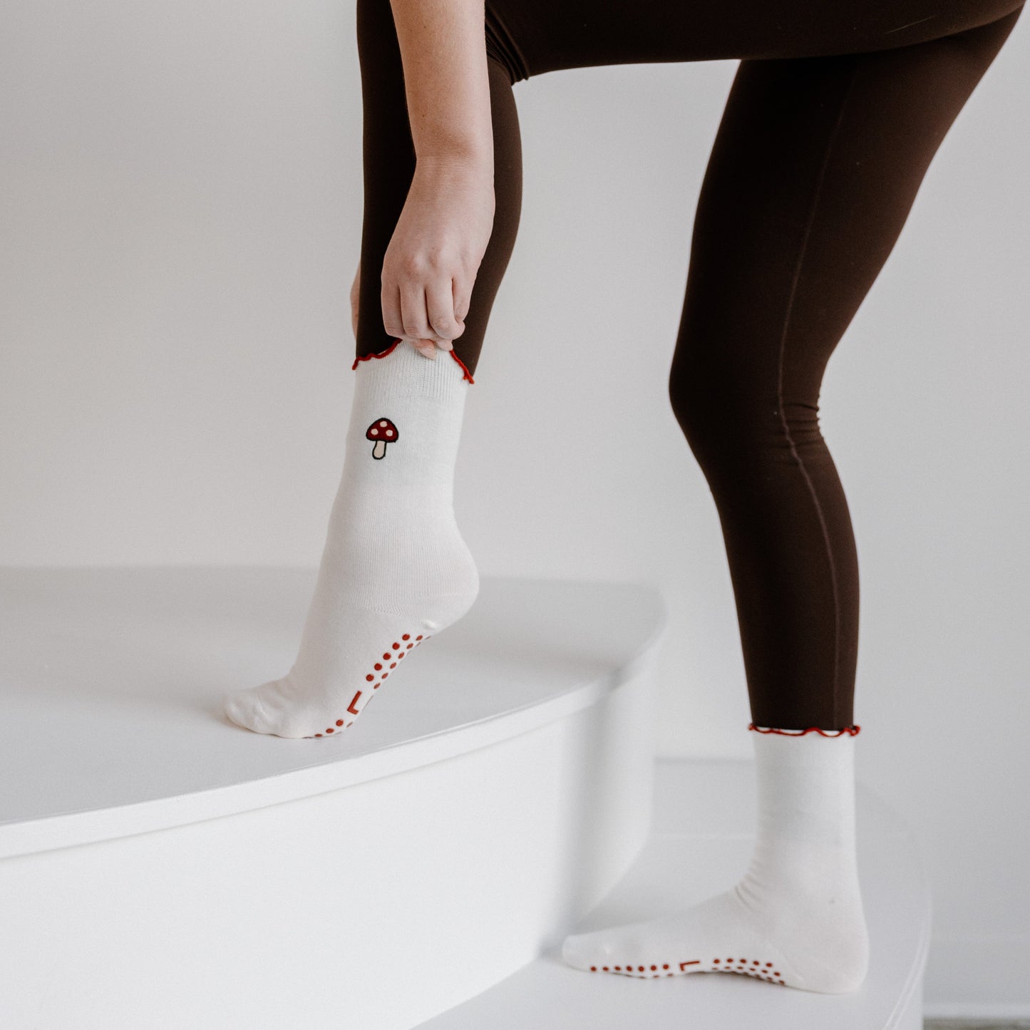 Shroom Pilates Sock