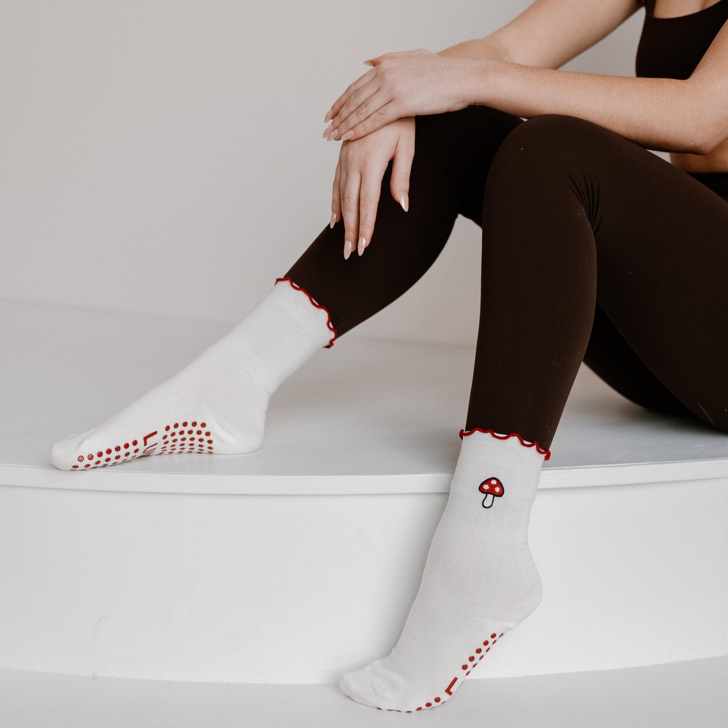 Shroom Pilates Sock