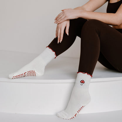 Shroom Pilates Sock