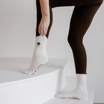 Shroom Pilates Sock