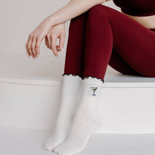 Dirty Martini Pilates Sock